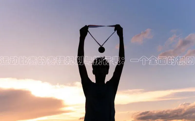 运动比赛的赛程规划与执行表：一个全面的视图